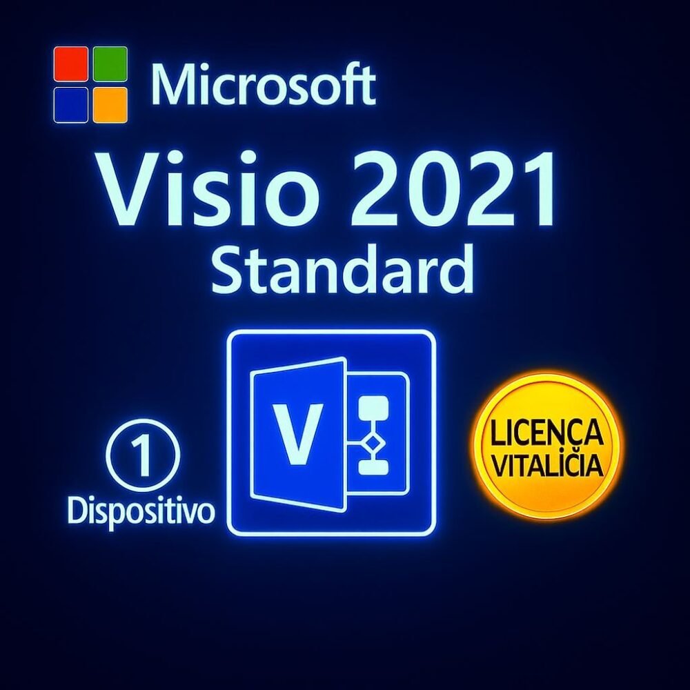 Visio 2021 Standard - Licença Digital - ESD