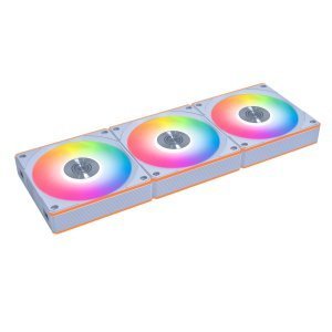 KIT 3 FANS 120MM LIAN LI UNI FAN CL WIRELESS 120, ARGB, WHITE - 12CL1W3W