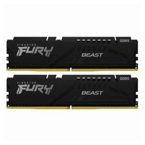 KIT MEMÓRIA 64GB DDR5 (2 X 32GB) 5600MHZ KINGSTON FURY BEAST, BLACK - KF556C36BBEK2-64 - Imagem 4