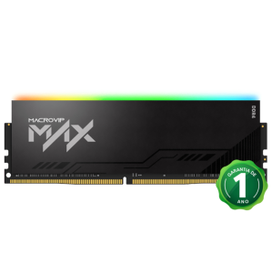 MEMÓRIA 32GB DDR4 3200MHZ MACROVIP MAX XMP, RGB, BLACK - MVX32N16/32R - Imagem 3