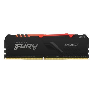 MEMÓRIA 8GB DDR4 3600MHZ KINGSTON FURY BEAST RGB, BLACK - KF436C17BBA/8 - Imagem 3
