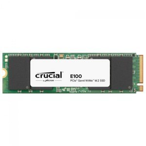 NVME 2TB CRUCIAL E100, M.2 2280, PCIE GEN 4X4, LEIT 5000BM/S, GRAV 4500MB/S - CT2000E100SSD8