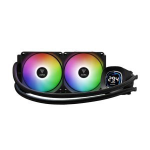 WATER COOLER 240MM GAMDIAS AURA GL 240 DIGITAL, ARGB, BLACK - AURA GL 240 DIGITAL - Imagem 3