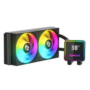 WATER COOLER 240MM REDRAGON CCW-1021, ARGB, DISPLAY, BLACK - CCW-1021 - Imagem 4