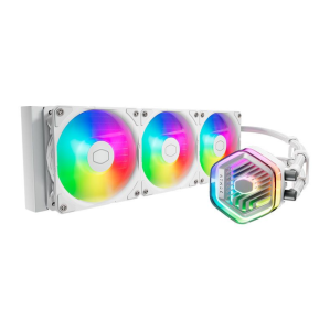 WATER COOLER 360MM COOLER MASTER MASTERLIQUID 360 ATMOS, RGB, WHITE - MLX-D36M-A25PZ-RW - Imagem 3