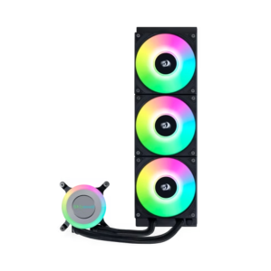 WATER COOLER 360MM LIAN LI GA II LITE REDRAGON EDITION, RGB, BLACK - GA2L36RB-RD - Imagem 3