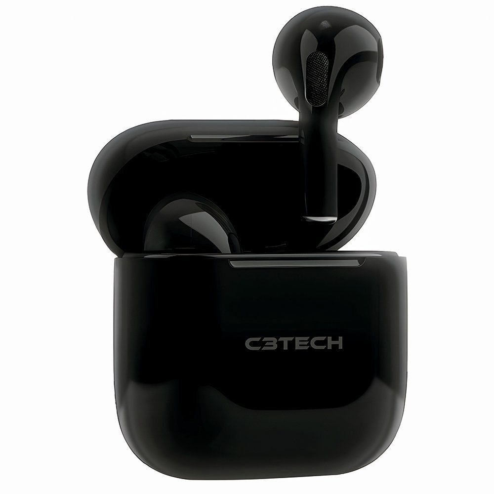 Fone C3Tech Bluetooth 5.1 Preto - EP-TWS-21BK