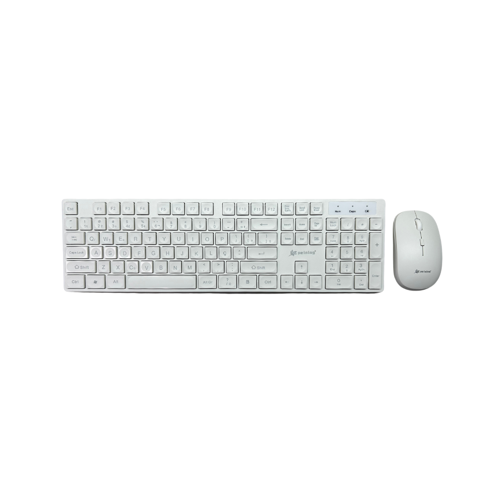 Kit Teclado e Mouse Philips Sem fio C501 - SPT6501B