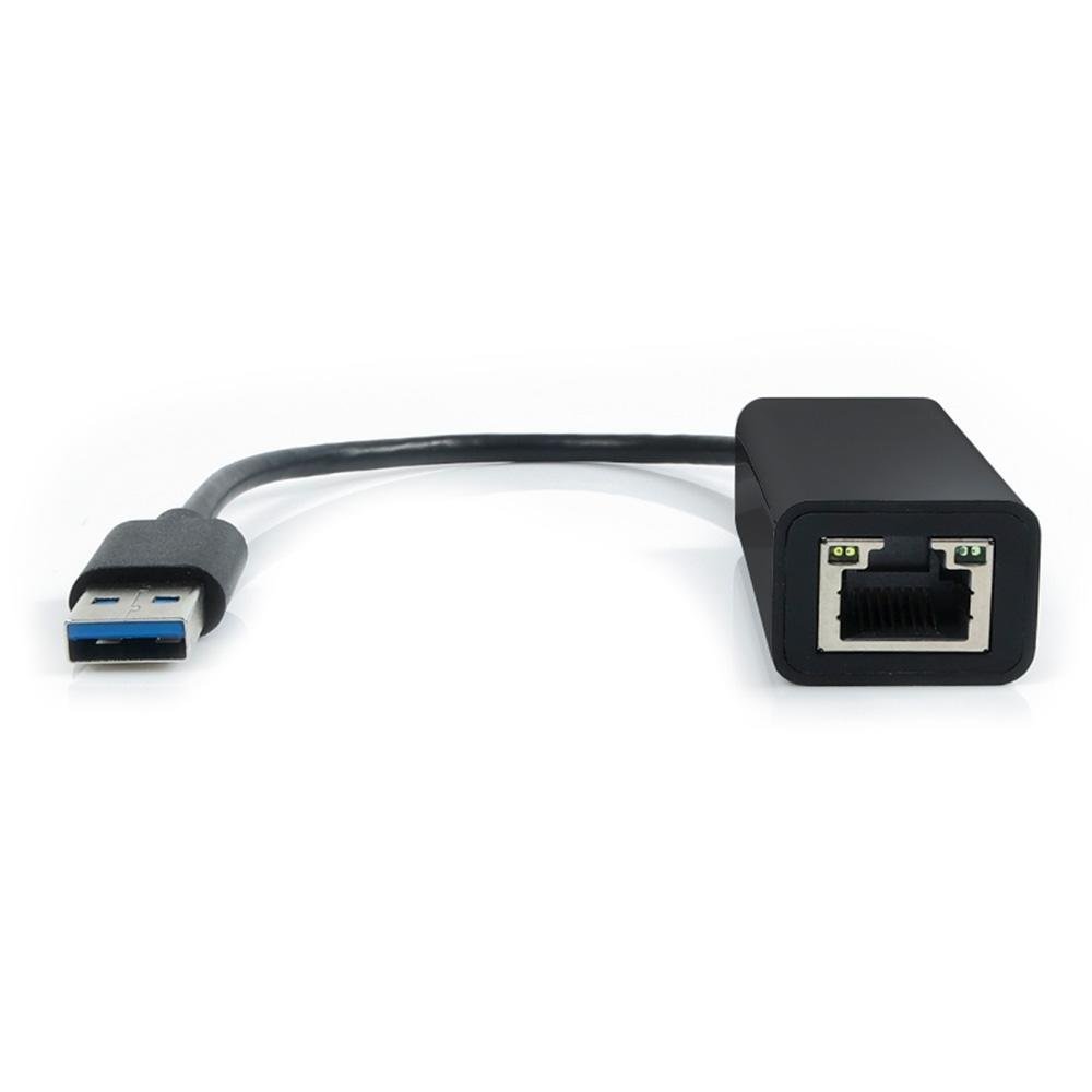 Cabo Adaptador PlusCable USB 3.0 x RJ45 1000Mbps - ADP-USBLAN1000BK