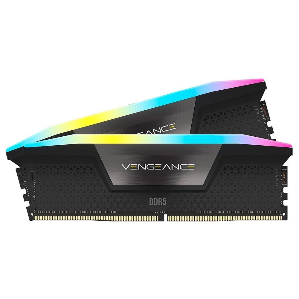 KIT MEMÓRIA 32GB DDR5 (2 X 16GB) 5600MHZ CORSAIR VENGEANCE, BLACK - CMK32GX5M2B5600Z36