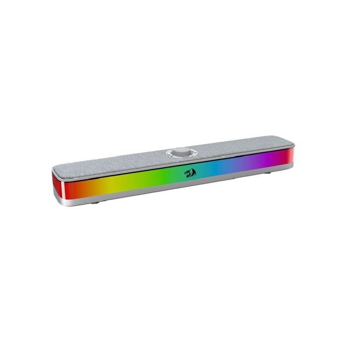 Soundbar Gamer Redragon Dora Preta RGB 2X5W RMS Bluetooth - GS512
